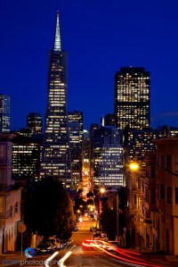 Transamerica Building at Night