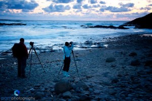 Jack and Mary working the scene