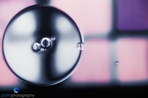 Black and white where some of the infrared color was reintroduced