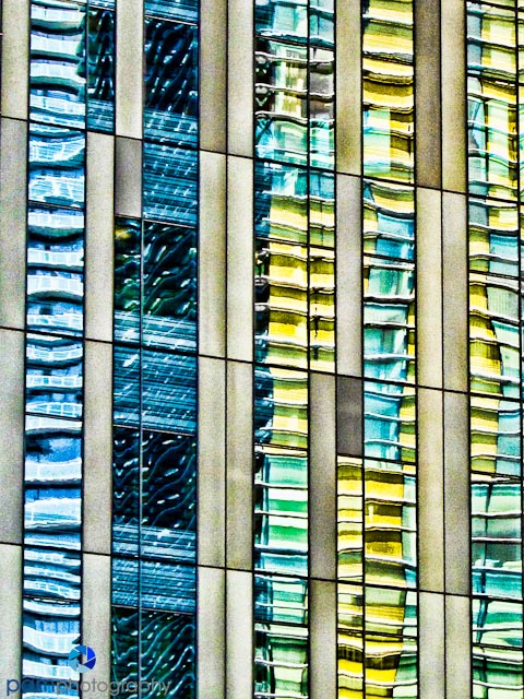 Abstract of building windows