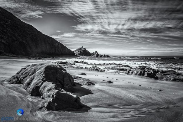 Infrared image at McClure's Beach