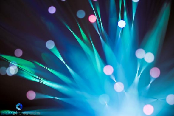 Circle and Line Abstract