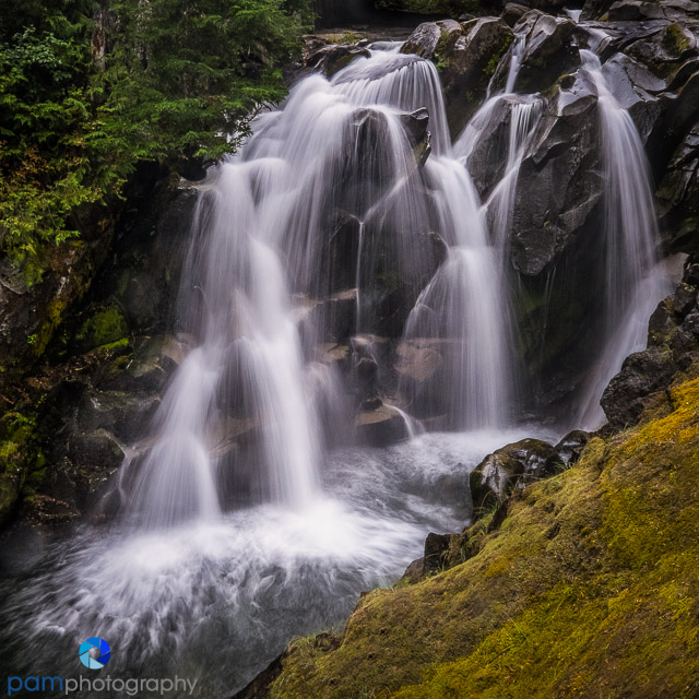 Photographing Ruby Falls in Mt. Rainier National&nbsp;Park