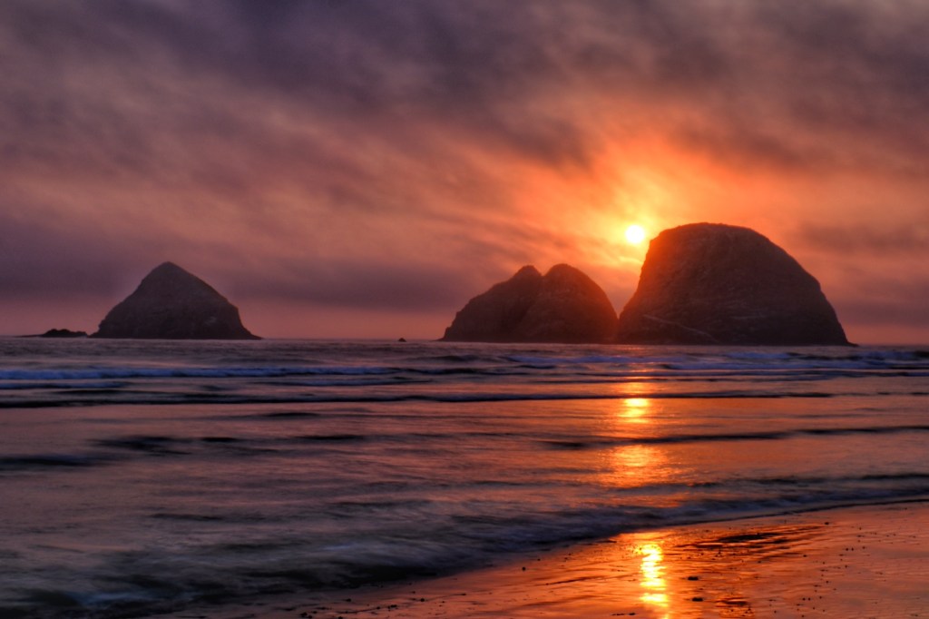 Two sunsets in&nbsp;Oregon